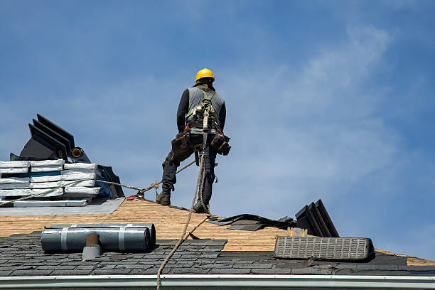 Professional Gutter Installation technician working in Green Pond, SC